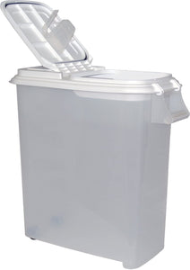 White Lid for 071 - 80 Qt Roll Away Pet Food Dispenser w/Scoop